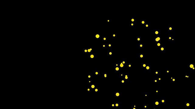 Fireworks Grand Finale Multiple Bursts New Year Celebration - Transparent Background Alpha Channel