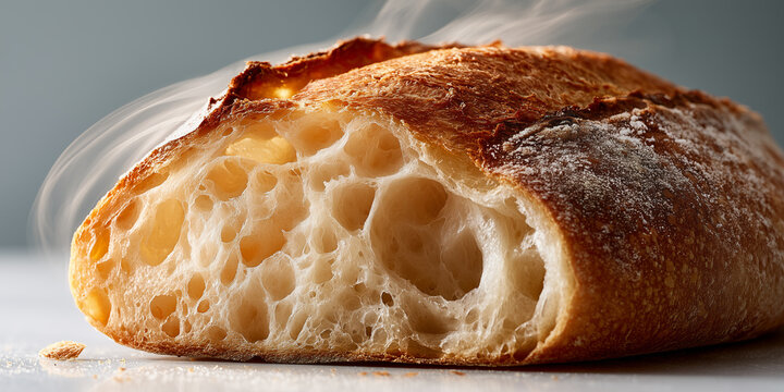 Freshly baked sourdough bread