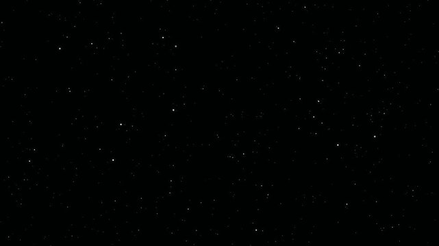 Outer space glow star burst light through deep space. Flying through the stars of milky way galaxy. Flight through the space towards nebula exploration. Realistic travelling of night sky panorama.