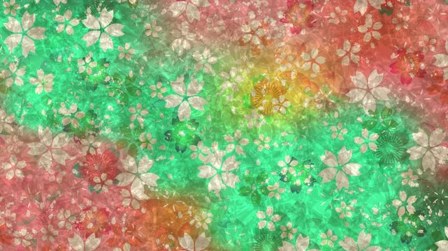 Abstract Cherry Blossom Artistic Pattern 4K