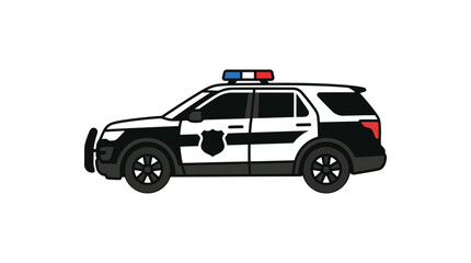 Police Patrol SUV Vector Illustration © Suris