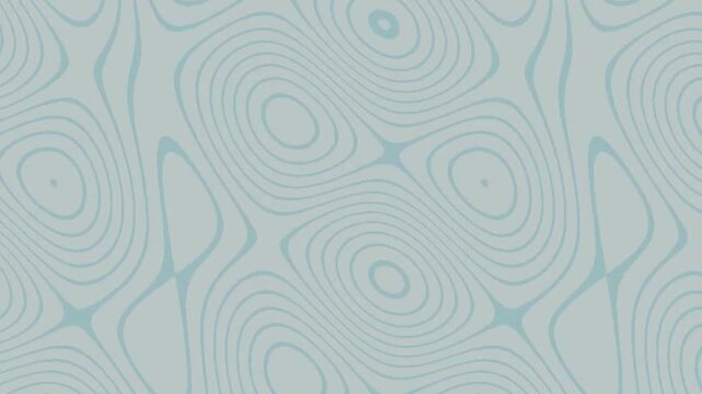 Flowing blue topographic lines moving across a grey background