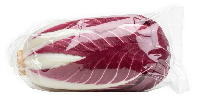 Wrapped Radicchio in Plastic Bag