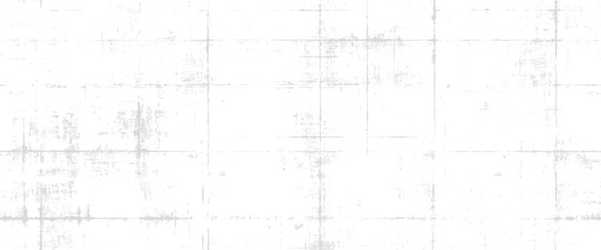 Faded grid pattern with distressed texture and subtle grunge effect on a white background