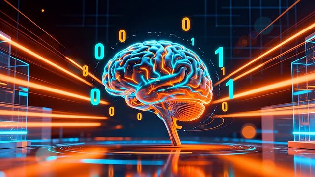 Neural network brain in digital space