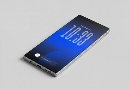 Mobile Phone Screen Mockup