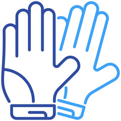Fototapeta premium Illustration elements of Gloves
