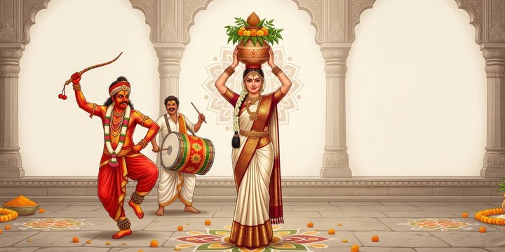Royal Bonalu Festival Procession of Telangana
