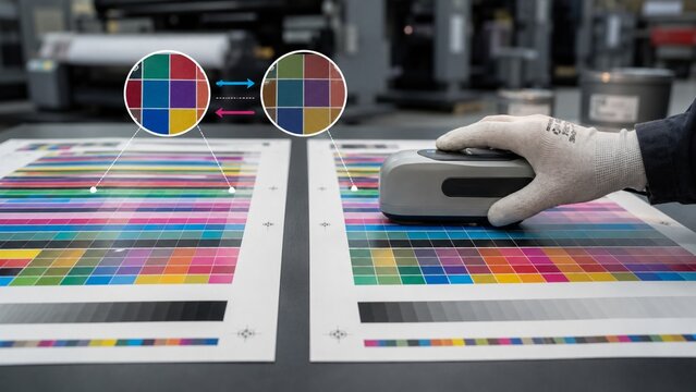 Comparing Printed Color Charts for Quality Control