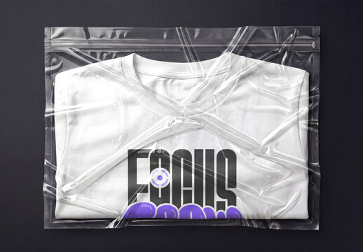 Folded T-shirt Mockup