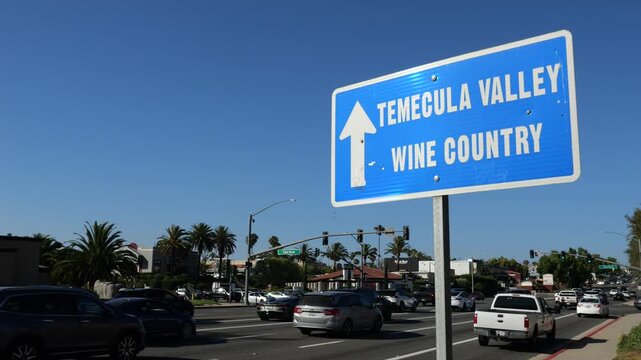 Temecula Valley Wine Country Welcome Sign