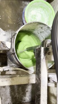 Green Batter Mixing in Industrial Mixer