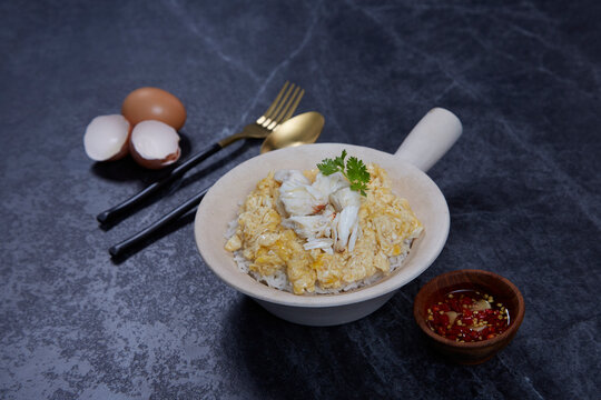 Crab Fried Rice - Fried rice Thai style, Asia, Thailand