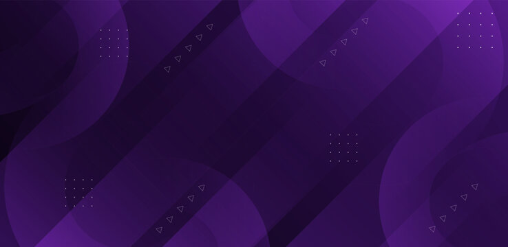 Purple geometric tech background with diagonal stripes for modern digital design