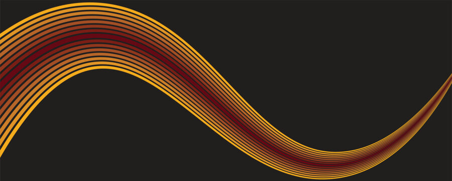 Abstract colorful 70s background vector. Vintage retro wallpaper with rainbow stripes and wavy lines. A 1970 color illustration suitable for posters, banners, decorative items and wall art.