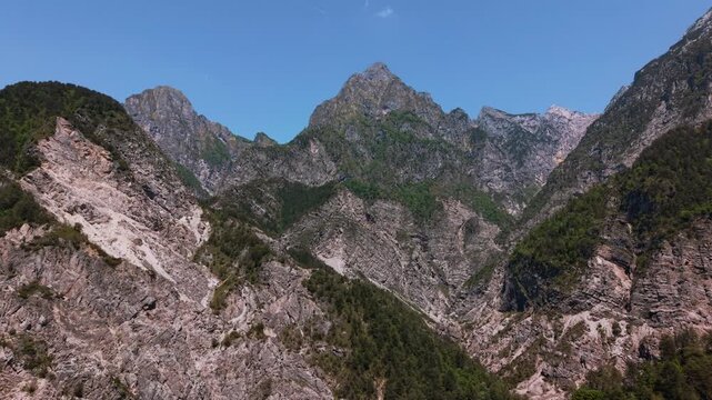Parco Naturale Dolomiti Friulane mountain massif in Northern Italy. Beautiful travel destination.