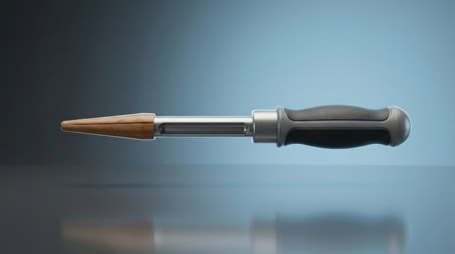 Fid tool 3D render rope working instrument designed for strand separation splicing preparation and rigging tasks