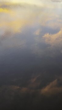 Reflection of Clouds in Water