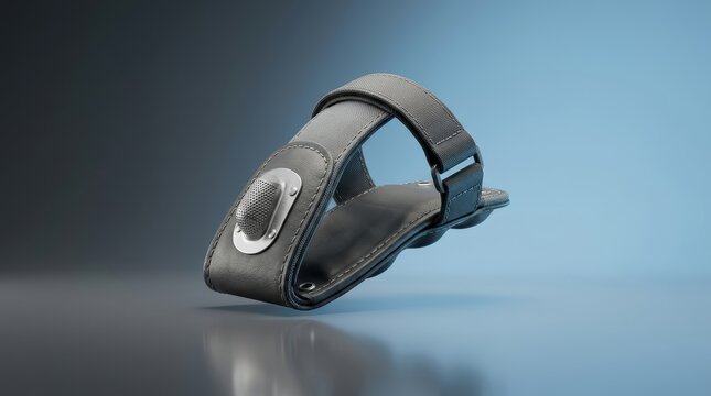 Sailmaker palm tool 3D render stitching aid instrument designed for sail repair heavy sewing and marine craftsmanship