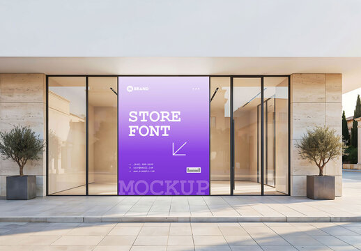 Window Storefront Mockup