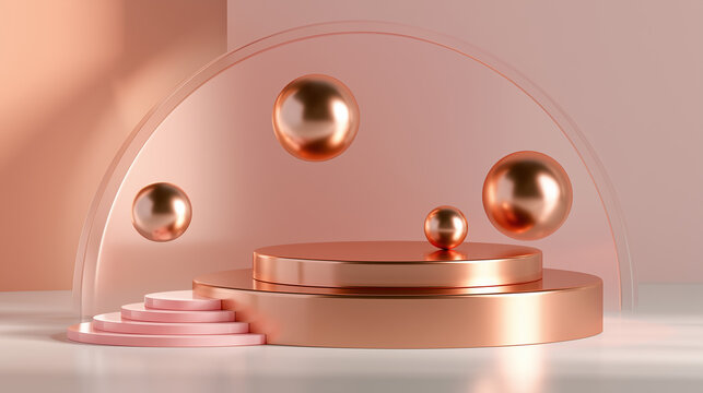 3d render of a modern interior design