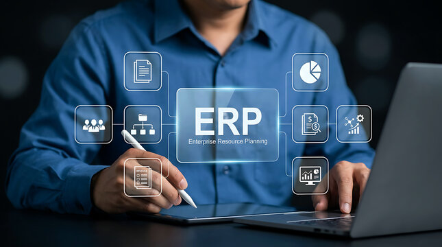 ERP Software Interface for Business Workflow Management and Analytics