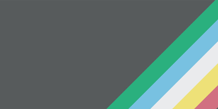 Disability Pride Month. Graphic Banner with Official Flag Colors. Layout for Inclusion and Accessibility Campaign. July Awareness. Vector illustration