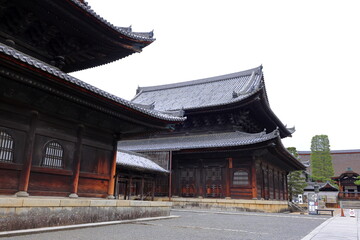 Obraz premium Myoshin ji Temple, a Zen Buddhist complex with 46 sub temples, in Ukyo Ward, Kyoto, Japan