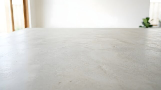 Smooth concrete floor surface with subtle texture and natural light, modern interior background for product display or architectural visualization, minimalist design element.