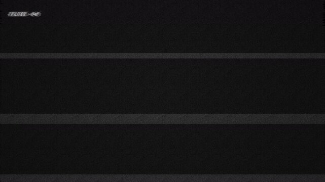 VHS Rewind Analog Glitch with Retro Noise and Static Tracking Lines 4k video animation seamless loop