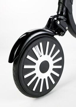 Black bicycle tires