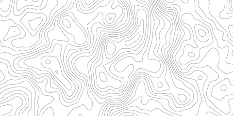 Abstract topographic map contour lines pattern on white background with topographic abstract geography elevation background cartography minimalist © MD