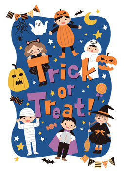 かわいいハロウィンのイラスト