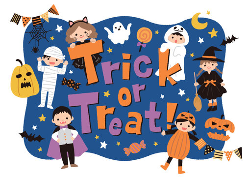 かわいいハロウィンのイラスト