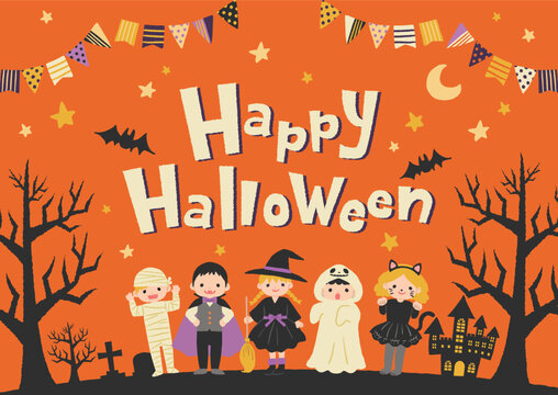 かわいいハロウィンのイラスト