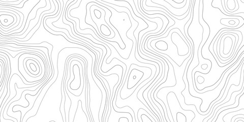 Abstract topographic map contour lines pattern on white background with topographic abstract geography elevation background cartography minimalist © MD