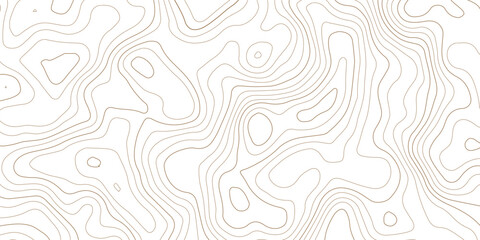 Abstract topographic map contour lines pattern on white background with topographic abstract geography elevation background cartography minimalist © MD