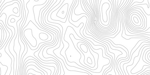 Abstract topographic map contour lines pattern on white background with topographic abstract geography elevation background cartography minimalist © MD