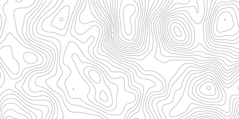Abstract topographic map contour lines pattern on white background with topographic abstract geography elevation background cartography minimalist © MD