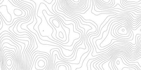 Abstract topographic map contour lines pattern on white background with topographic abstract geography elevation background cartography minimalist © MD
