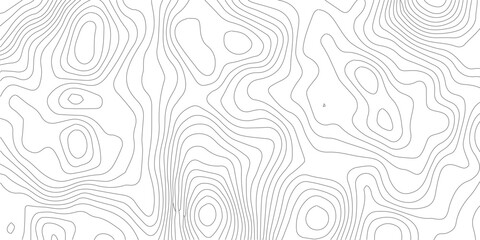 Abstract topographic map contour lines pattern on white background with topographic abstract geography elevation background cartography minimalist © MD