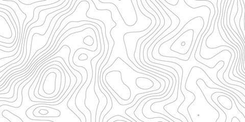 Abstract topographic map contour lines pattern on white background with topographic abstract geography elevation background cartography minimalist © MD