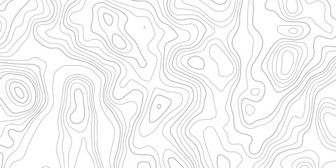 Abstract topographic map contour lines pattern on white background with topographic abstract geography elevation background cartography minimalist © MD