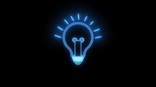 Creative design innovation tools pulse sapphire light bulb concept icons on black. Professional business planning directories include a creative design innovation tools layout.