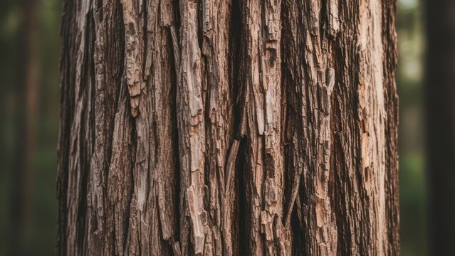 Detailed Texture of Rough Natural Tree Bark
