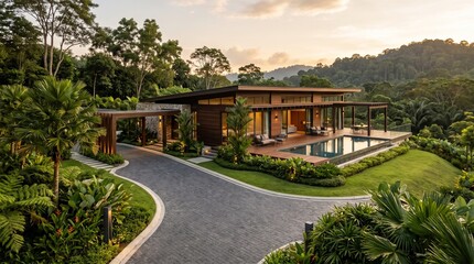 Fototapeta premium Luxury Bungalow