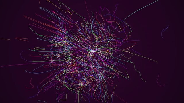 Hypnotic seamless loop of a glowing emerald flow field morphing through an abstract topology field in rich volumetric light. Ideal for data visualization, abstract background. 4K UHD.