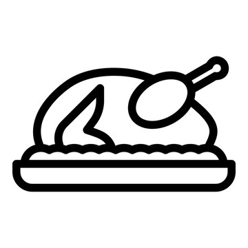 cooked turkey icon