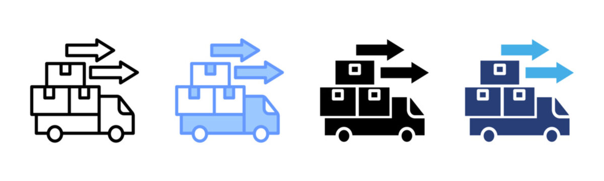 Export icon set multiple style collection