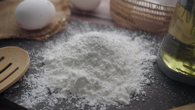 Flour and eggs create magic in the kitchen today